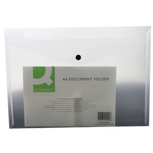 Polypropylene Document Folder - A4 - Clear - Pack of 12