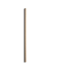 Bamboo Pulp Straw 6mm x 200mm - case 250