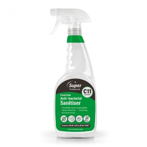Food Safe Anti-Bacterial Sanitiser Cleaner - 6 x 750 ml