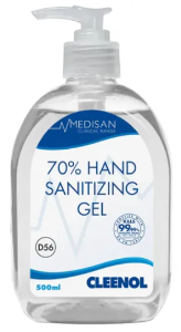 Medisan Hand Sanitsing Gel - 70% - 6 x 500ml