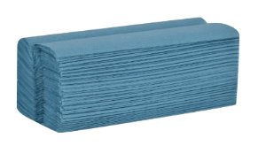 C-Fold Hand Towels - 1 Ply - Blue - 2640 Sheets