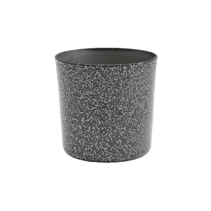 Stainless Steel Serving Cup- Hammered Silver - 8.5 x 8.5cm-  42cl/14.8oz -Case of 12