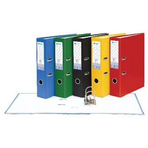 Lever Arch File - Paper Over Board - A4 - 70mm - Assorted Colours