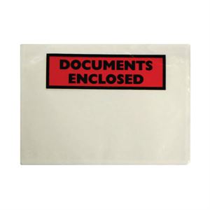 Documents Enclosed Self Adhesive Document Envelopes - A5 - Pack of 1000